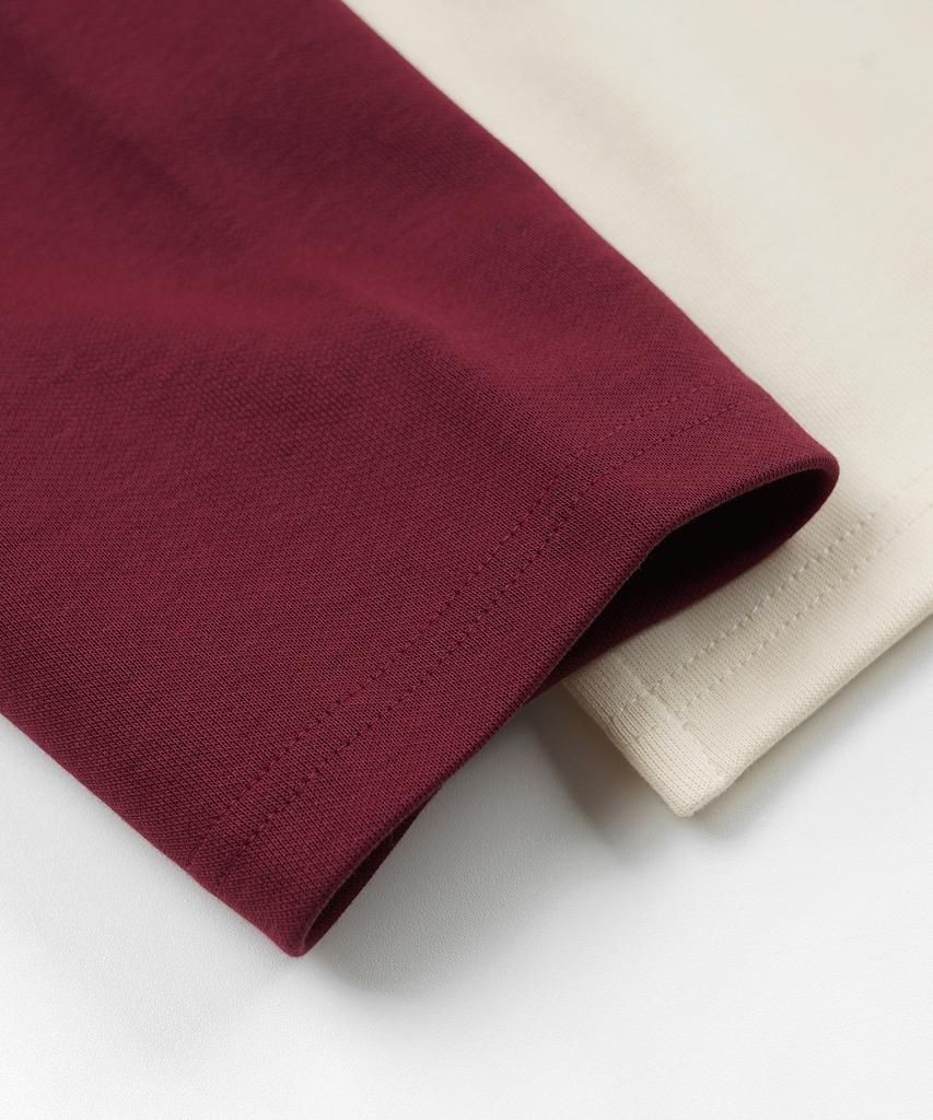FRIZMWORKS Raglan Long Sleeve Tee 002 _ Burgundy