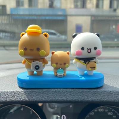 Kawaii Bubu Dudu Desktop Ornaments Car Accessories Home Decoration Yier Panda Bear Anime Figures Home Decor Cartoon Figurines