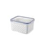 Double-Layer Food Grade Plastic Fridge Storage Box for Fresh Produce