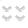 4PCS Furniture Edge & Corner Protectors - Flexible PVC Cushioning Guards, Ideal for Nursery & Home Safety (Side Table Compatible