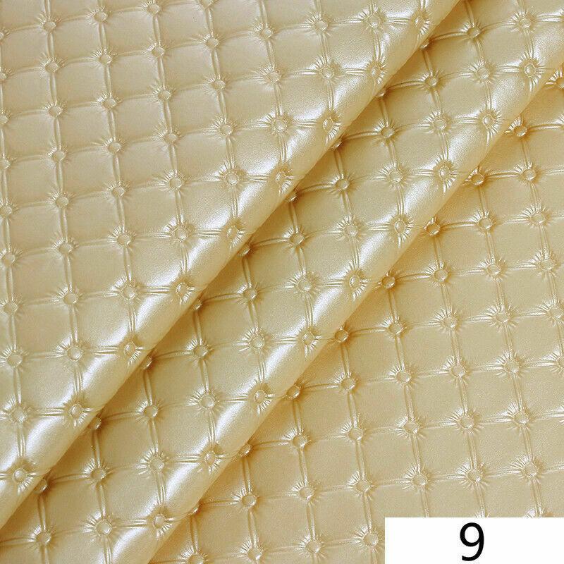 100x138cm Ražená PU kůže Umělá Syntetická Kůže Látky na Šití DIY Taška Pohovka Dekorace do Auta Domácí Čalounický Materiál