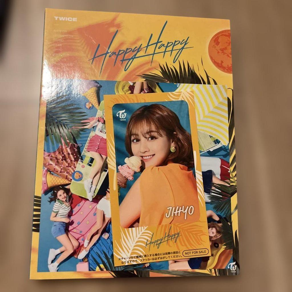 [USED] TWICE HAPPY HAPPY + TWICE 10,000 yen purchase bonus card included