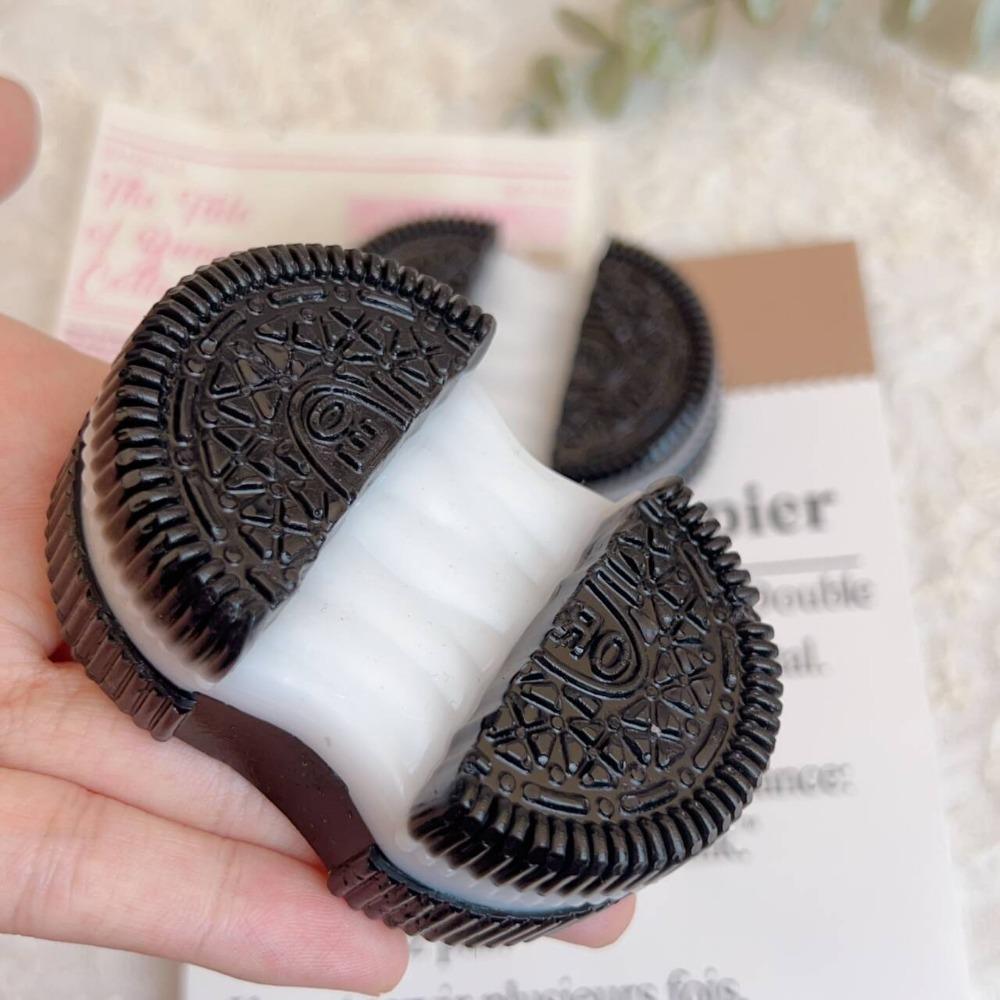 Taba Squishy Handmade Sandwich Cookies Stress Relief Toy Sensory Fidget Toys for Kids Adults Anxiety Relaxation, Squeeze Gift