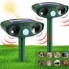 Solar Ultrasonic Animal Repeller for Garden: Cat, Dog, Bird & More