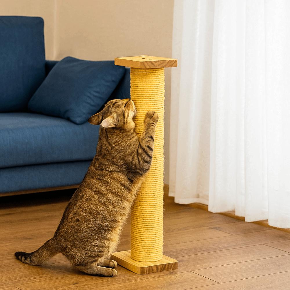 Non-Debris Cat Scratcher Pole Wear-resistant Cat Claw Grinding Toys  Cat Self-entertainment