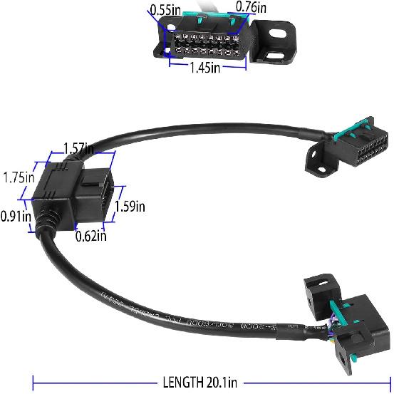 

76404-01A Plug and Play Pass Through Harness for Universal (Except RAM & Toyota)