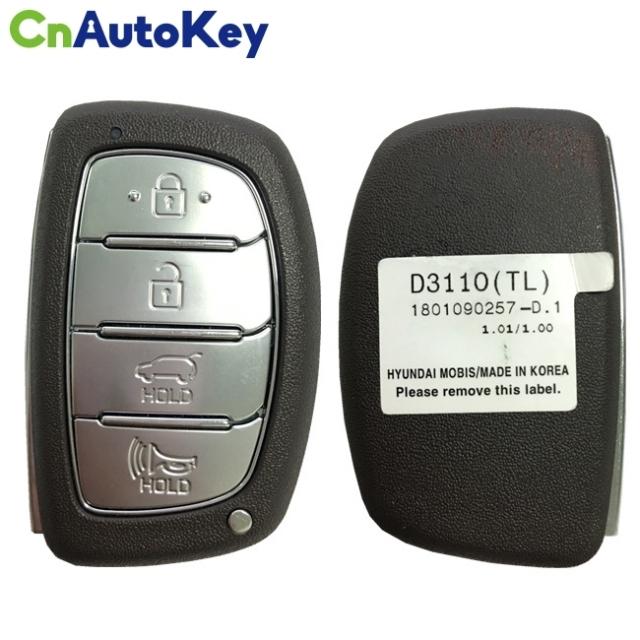 CN020135 Part Number 95440-D3110 For Hyundai Tucson 2018 Smart Remote Key 4 Buttons 433MHz HITAG 3 Chip