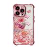 Color butterfly bracelet for Apple 17 mobile phone case iphone15promax electroplating 16 silicone 14 transparent 13