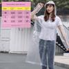 Eva Women's Outdoor Travel Portable Non-Disposable Raincoat