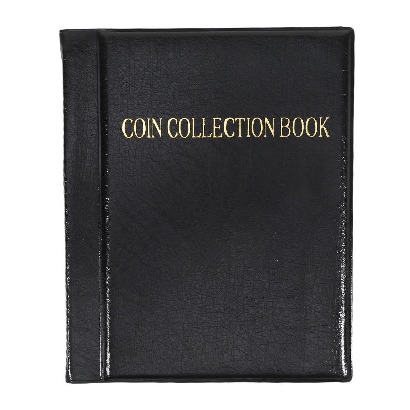 Vintage 240-Slot Coin Collection Album - Portable Penny Storage Book Holder for Collectors