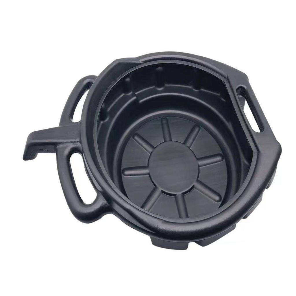 Oil Drain Can Fluted Collect Pan Leak Waste Engine Oil Collector Oil Trip Tray Garage Tool for Garage Tool Car Fuel Fluid