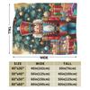 Christmas Nutcracker Blankets  Warm Soft Fluffy Plush Throw Blanket For Students Living Room Flannel Bedspread Bed Cover