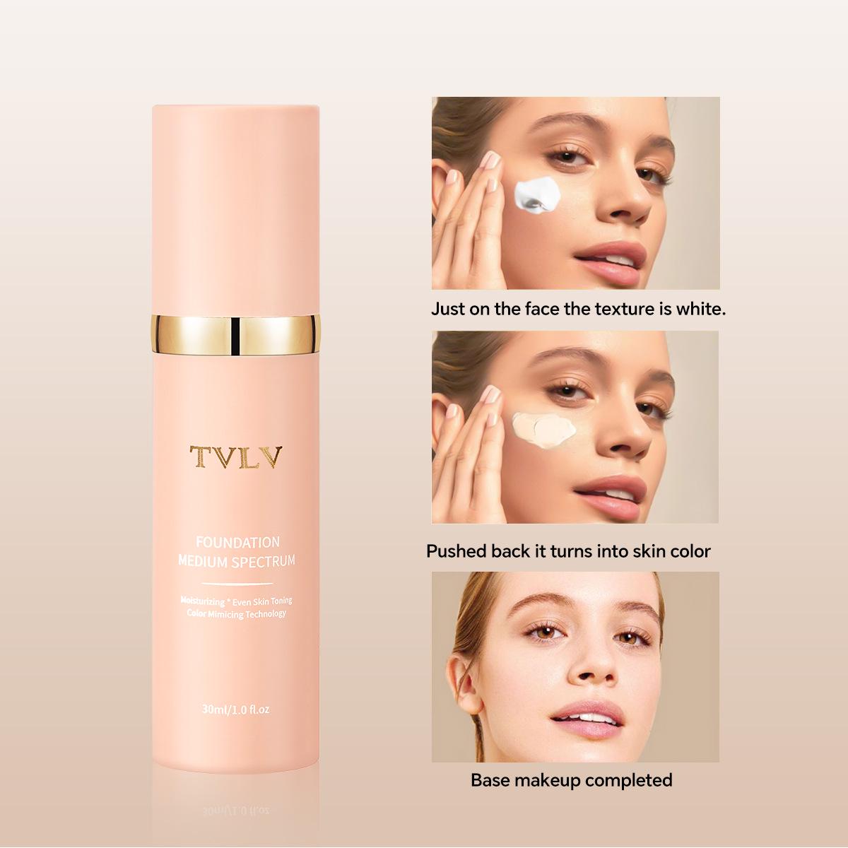 Color-Changing 4-in-1 Concealer Foundation - Long-Lasting, No-Smudge, Lightweight & Moisturizing Cream 30ml
