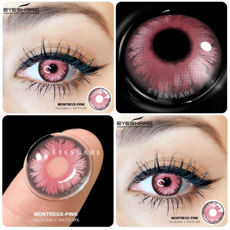 2Pcs Purple Colored Contacts Cosplay Contact Lenses for Eyes Red Lenses High Quality Soft Lenses Green Contacts Yearly