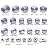 25pcs Watch Capping Machine Dies Back Cover Press Tool Presser Closer Aluminum Mold Accessories Watch Repair Tool for Watchmaker