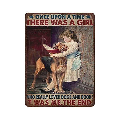 Antique Durable Thick Metal SignOnce upon A Time There Was A Girl Who Really Loved Christmas It Was Me The End Tin SignCh sign