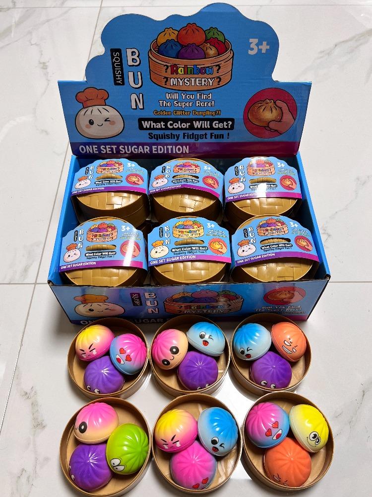 Zucker Edition Squishy Mystery Brötchen Spielzeug Farbe Langsam Rückprall Knödel Stressabbau Kneten Fidget Spielzeug Kinder Schreibtisch Dekoration Geschenk