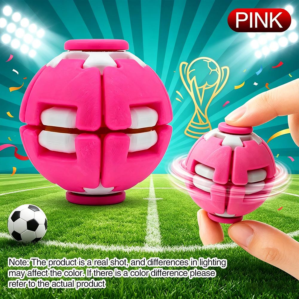 Color Press Rotate Fidget Spinner Ball Creative Stress Relief Hand Toy Portable Mini Educational Fidget Gift For Kids Adults