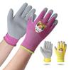 Kids' Cartoon Gardening & Cycling Gloves - Wear-Resistant, Polyester, Ideal for Digging, Planting, Skating, and Picking Tasks.