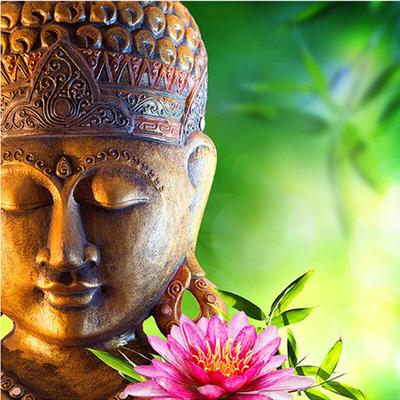 5D DIY volle Runde Diamant Stickerei Buddha Statue Kreuzstich Diamant Malerei