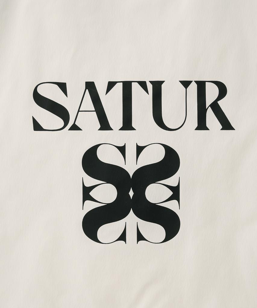 Satur Solid Drawstring Bag Cream