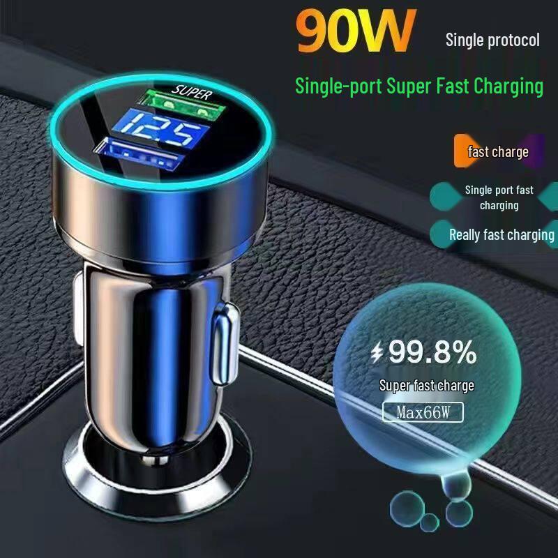 200W Stealth Car Charger USB Converter for 12V - Super Fast Charging