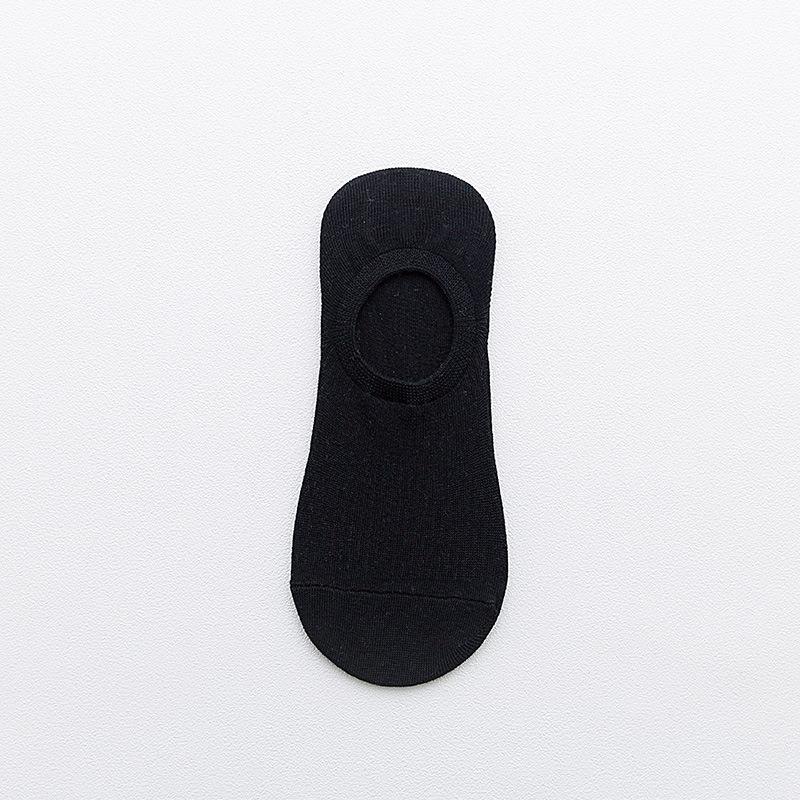 Female Spring and Summer Thin New Color Cotton Silicone Non Slip Shallow Mouth Do Not Fall with Invisible Socks
