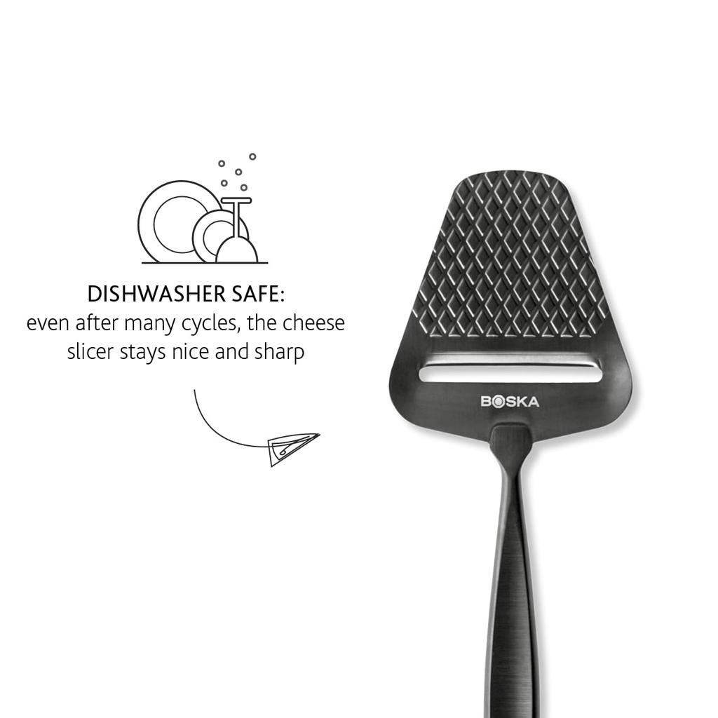 BOSKA 307084 Stainless Steel Slicer 250x80x24 Mm Cheese Slicer Monaco for and Hard Cheeses Semi-Hard