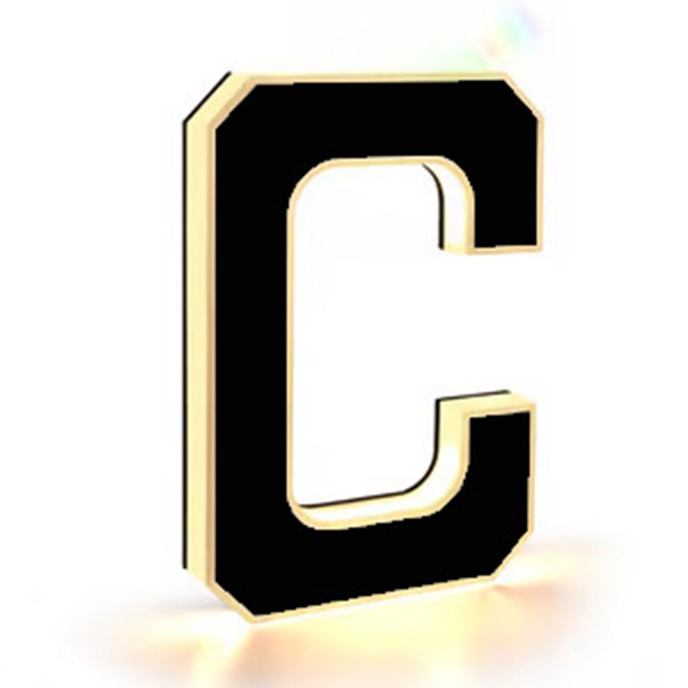 12V Power Illuminated House Number Sign 0-9 A-B Home Wall Decor LED Address Sign House