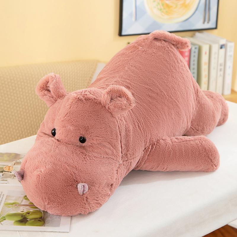

Новая подушка-игрушка в виде гиппопотама, плюшевая игрушка для кровати, чтобы спать, успокаивающая кукла, детская тряпичная кукла, девочка 35cm