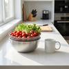 Mesh Fruit Vegetable Washing Bowl Double Layer Vegetable Fruit Strainer  Household