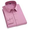 Bamboo Fiber Iron-Free Long Sleeve Korean Style Casual Men's Shirt