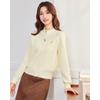 IEF Autumn Rhinestone Zip-Up Stand Collar Sweater Jacket