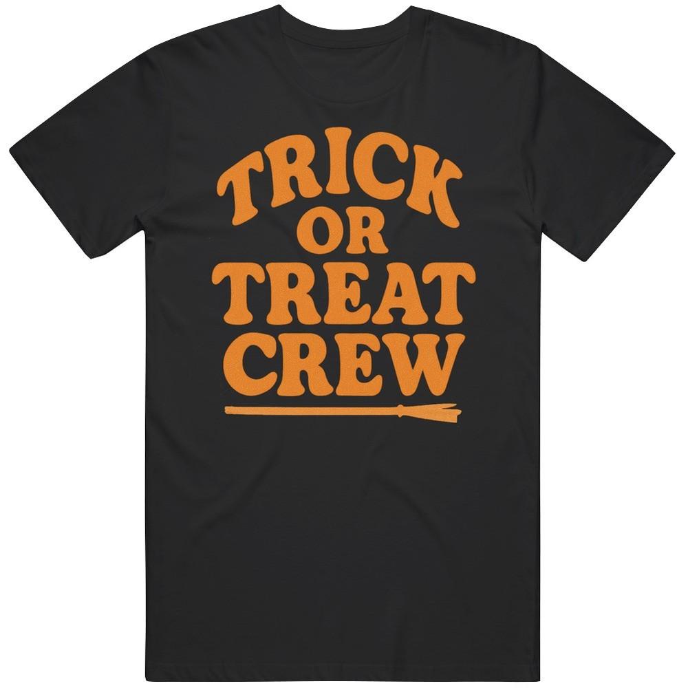 Trick or Treat Crew Funny Halloween T Shirt Unisex T-Shirt XL