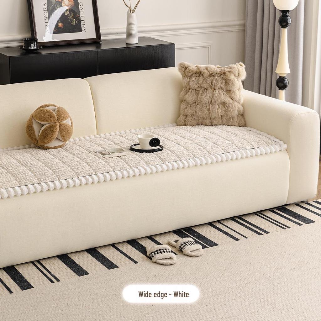 2026 Plush Anti-Slip Sofa Seat Cushion for Autumn/Winter Comfort