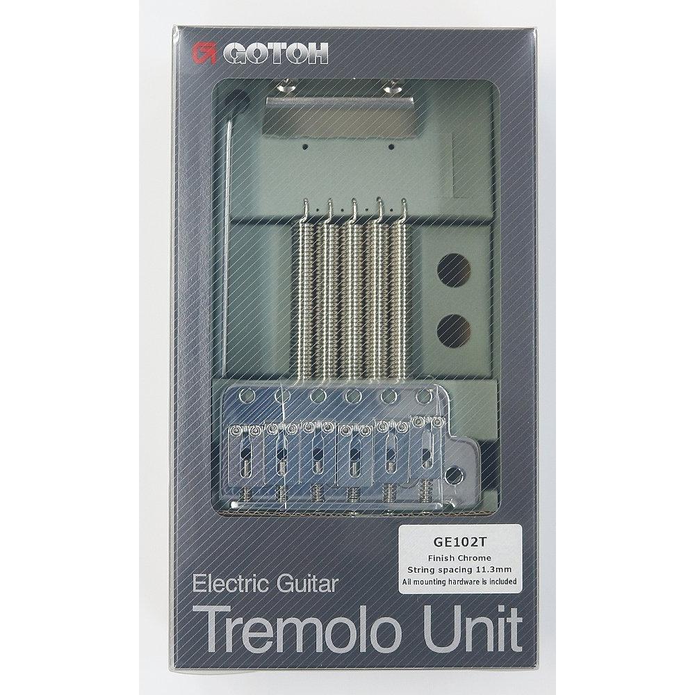 GOTOH Synchronized Tremolo Unit, Die-cast Saddle, 11.3mm Pitch, Chrome (PGE102TC) GE102TC