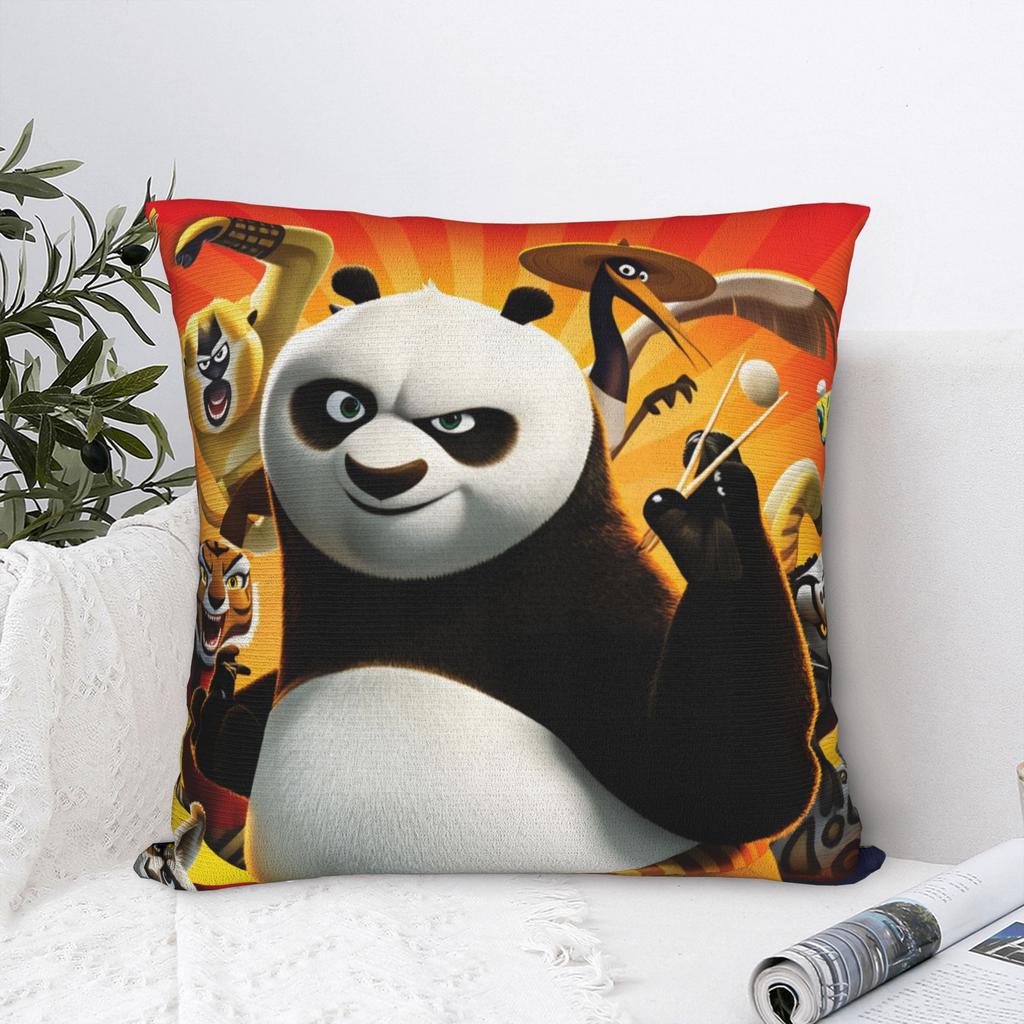 K ung FFu Panda Pillow Case Fashion Pillow Cover Comfy Pillowcases For Sofa Car Home Decor