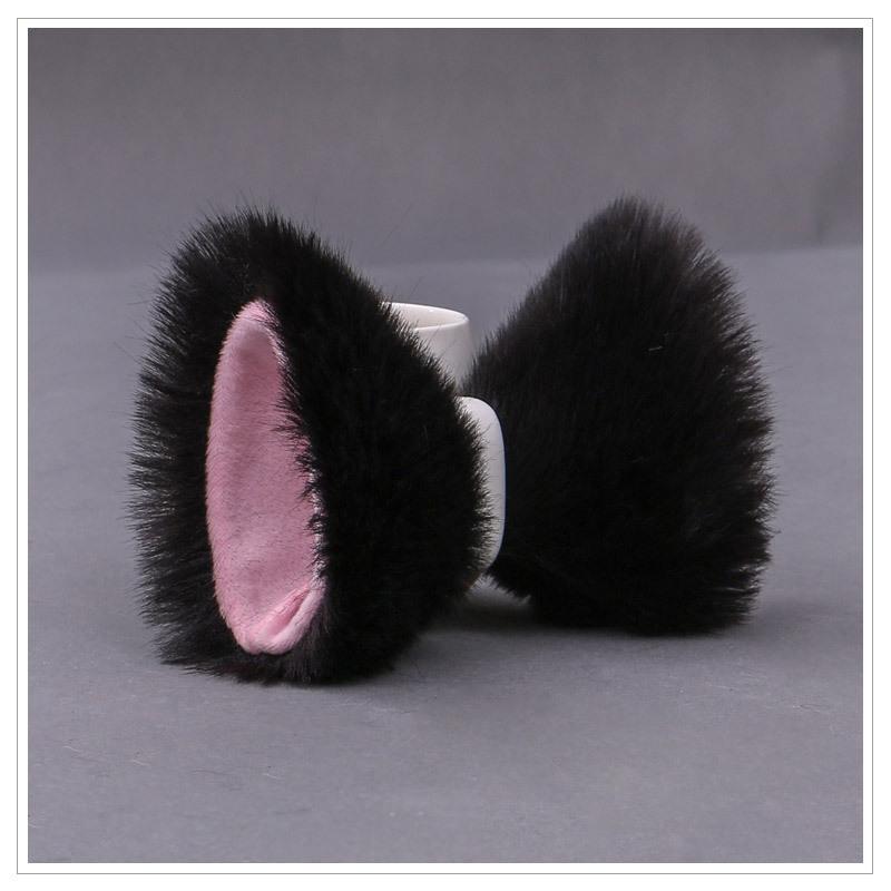 

Lolita headgear plush animal ears pair clip cat ears edge clip hair accessories fox ears hairpin color matching cute