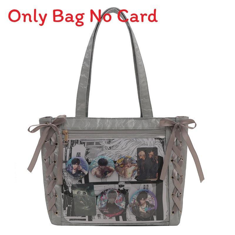 Tie Bow Itabag Large Capacity Single Shoulder Underarm Bag Cartoon Women Gift