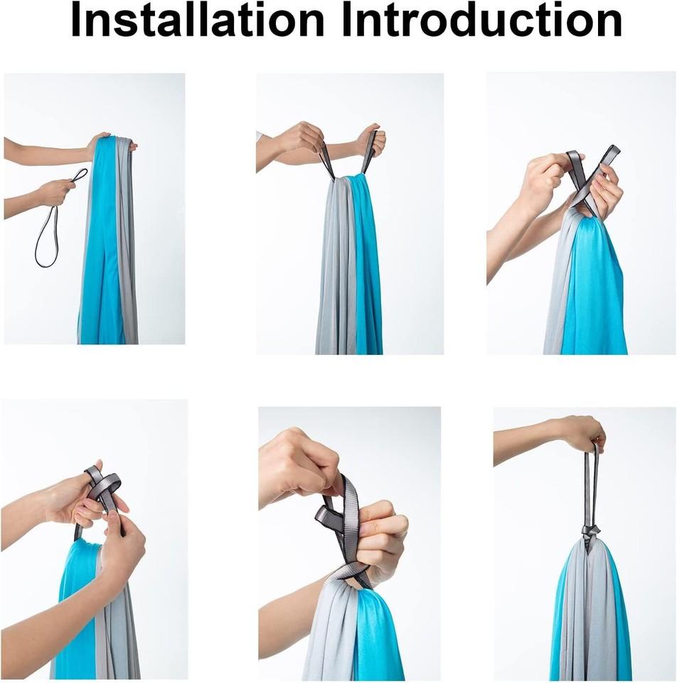 Therapy Swing Hammock Double Swing Cloth Kids Gifts for Autism