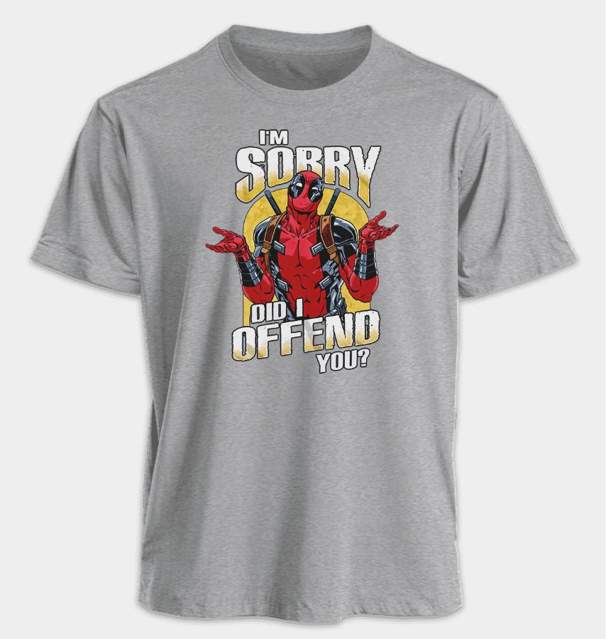 Pánská a dámská trička Deadpool léto americký sportovní fitness trend jaro a podzim nadměrná volná s krátkým rukávem