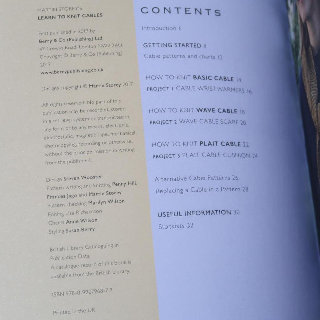 [USED] Sale! Learn To Knit Cables Knit Textbook