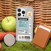 Lucky poster fashion web design Phone Case for iPhone 16 15 14 13 12 11 Pro Max Sheepskin Silver-edged protective case
