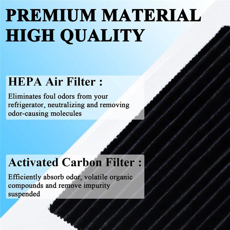 AEE2-6Pack For Refrigerator Air Filter Replacement For Frigidaire PAULTRA Pure Air Ultra And Electrolux EAFCBF Fridge