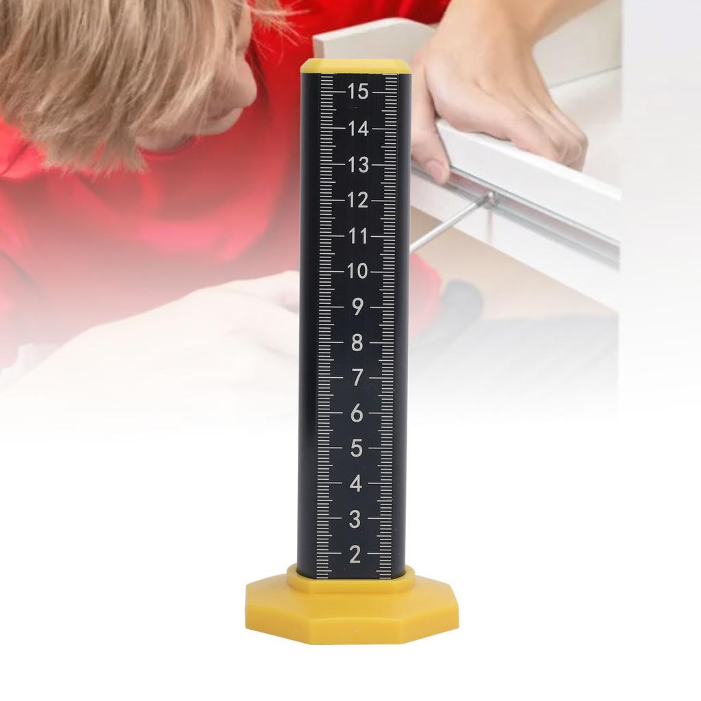 Equal Height Ruler Accurate Double Sided Scale Thickened Rust Proof Gradienter Ruler for Indoor Outdoor