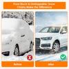 Qoosea Snow Cha Tire Cha For Car, Trucks, SUV Universal Emergency Snow Tire Cha, Adjustable Anti-Slip Tire Cables & Universal Fit (12 Pcs Orange