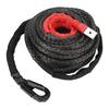 Synthetic Winch Rope with Protective Sleeve 9.5mm X 23m 7.5T High Strength Winch Rope Cable for 4WD