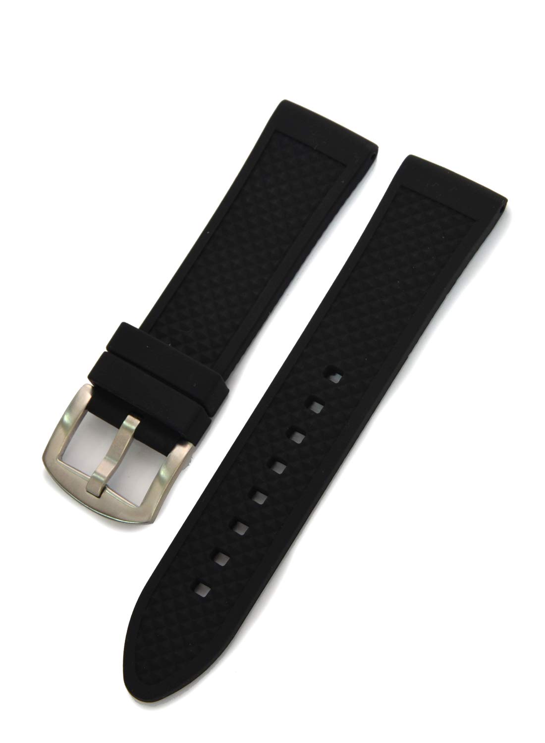 

CASSIS METZ 22 мм Черные резиновые часы Полностью с запасным ремешком X0034198019022M, Водонепроницаемые, Инструмент, чёрный