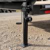 Resistant Trailer Jack Leg | Manual, with Foot Plate, Adjustable,
