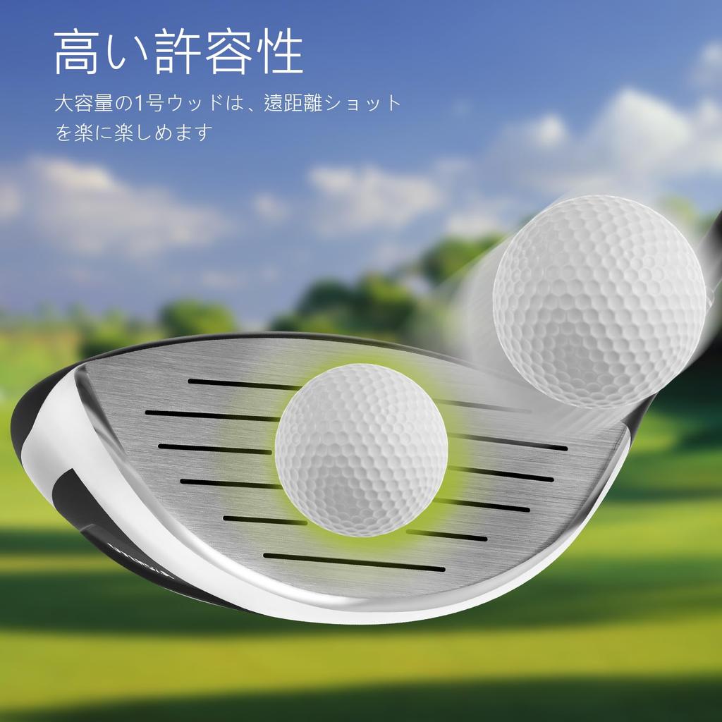 Tohills [Carbon] 12 Piece Golf Set  Comes with a Dedicated Carry Bag (with Low Position Putter)